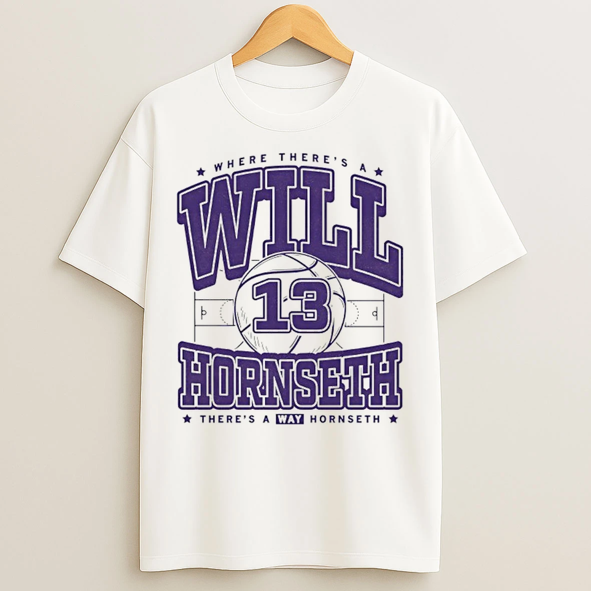 Classic Will Hornseth 13 Northern Iowa Panthers Forward Max Collegiate T Shirts