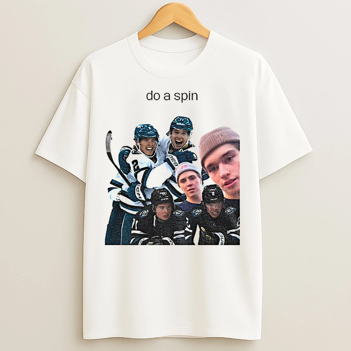 Classic Will Smith And Macklin Celebrini San Jose Sharks Hockey Do A Spin T Shirts