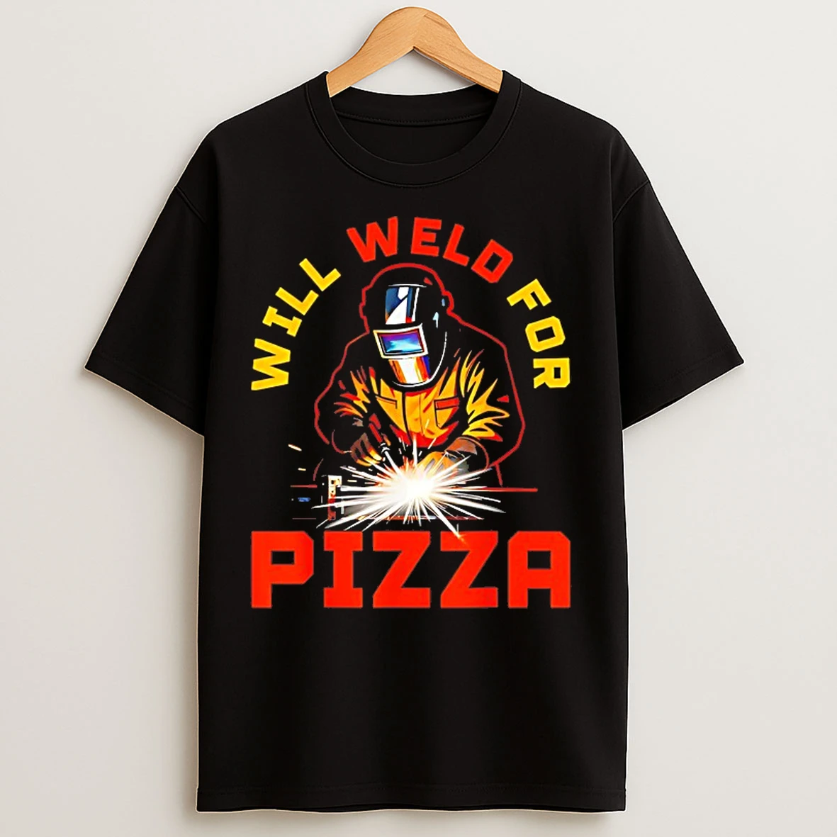 Classic Will Weld For Pizza T Shirts