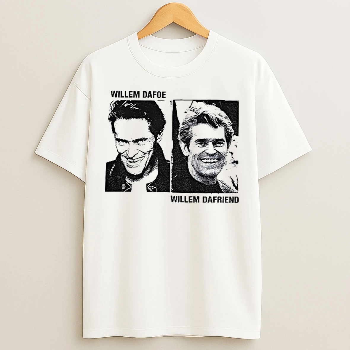 Classic Willem Dafoe And Willem Dafriend Photo Vintage T Shirts