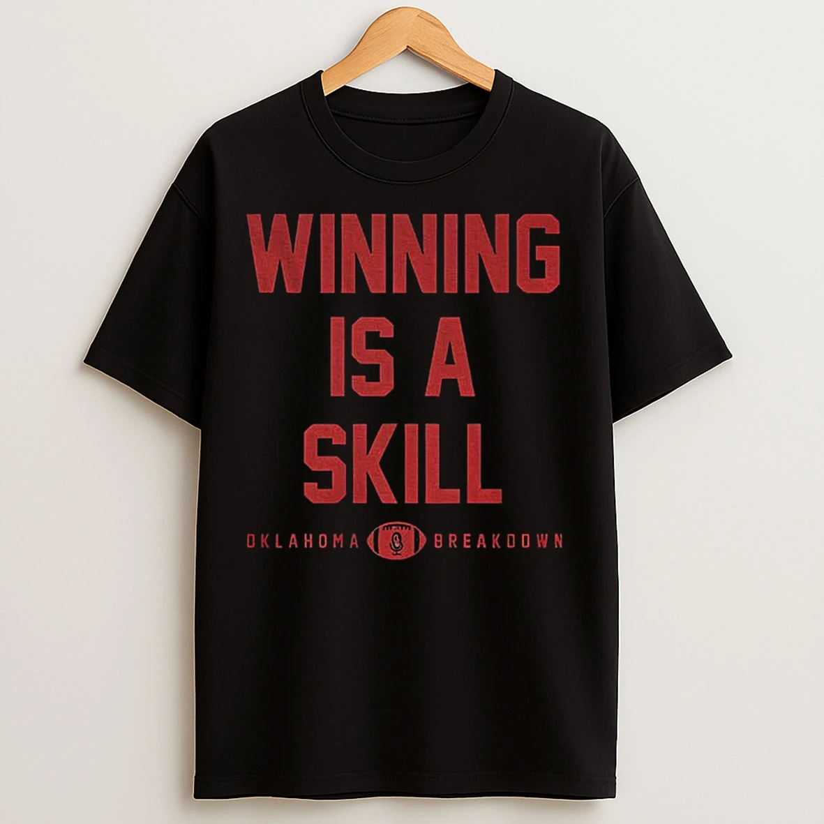 Classic Winning Is A Skill Oklahoma Breakdown Oklahoma Sooners T Shirts