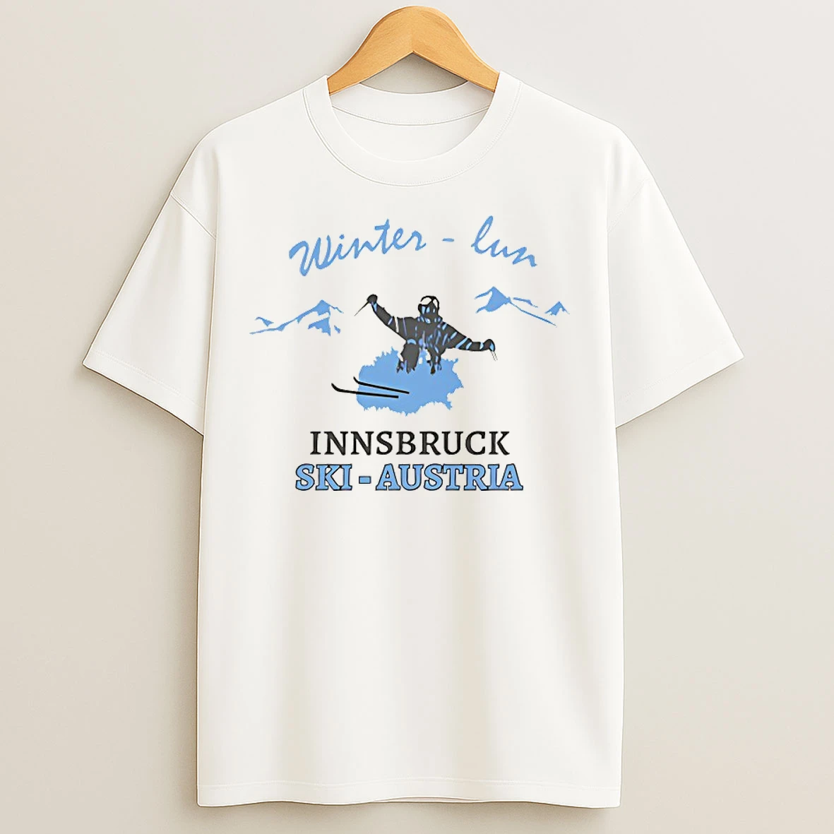 Classic Winter Fun Innsbruck Ski Austria T Shirts