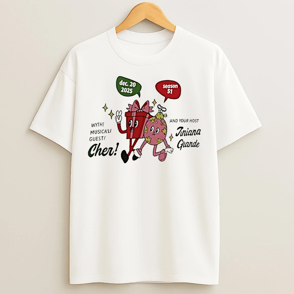 Classic With Musical Guest Cher And Your Host Ariana Grande T Shirts