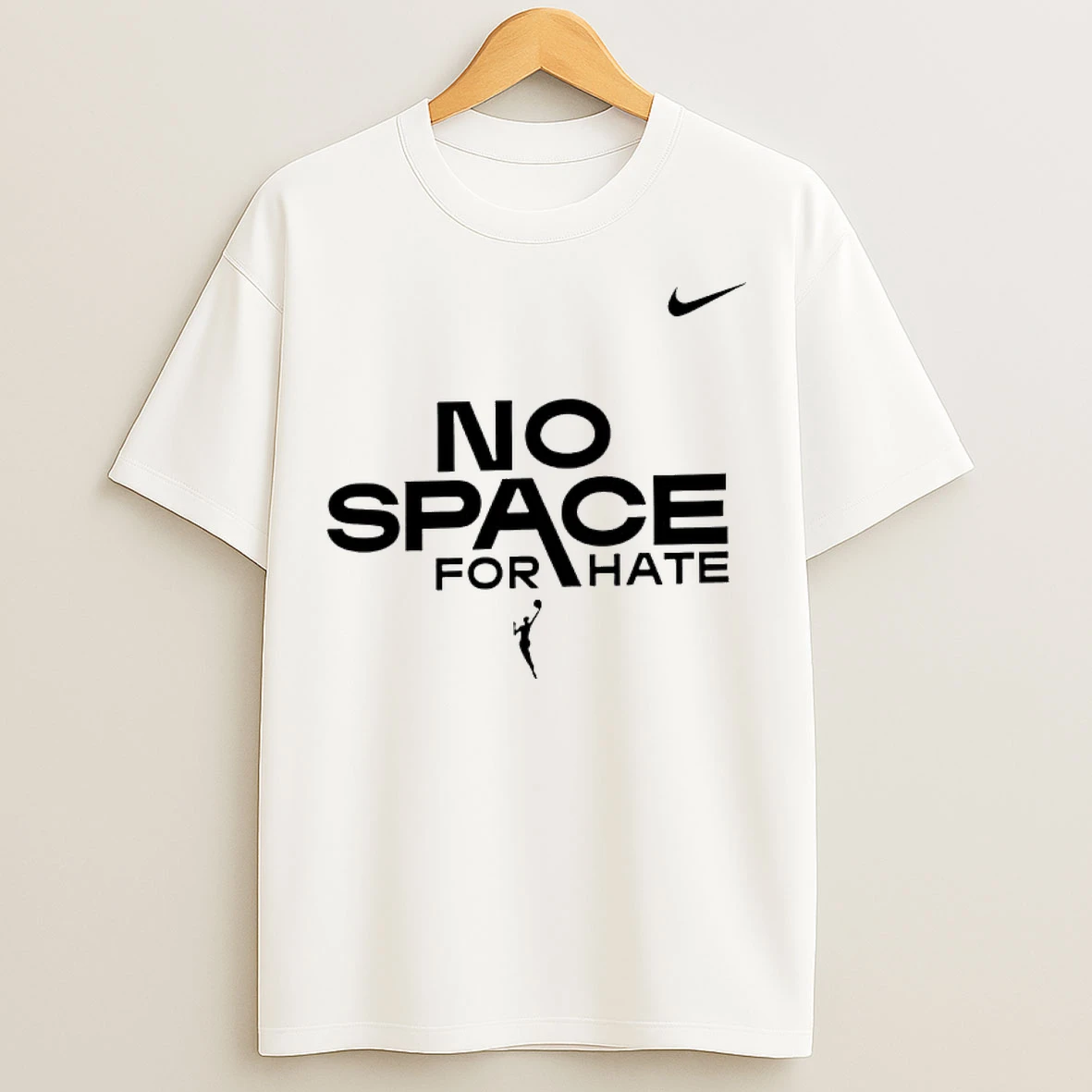 Classic Wnba Las Vegas Aces No Space For Hate T Shirts