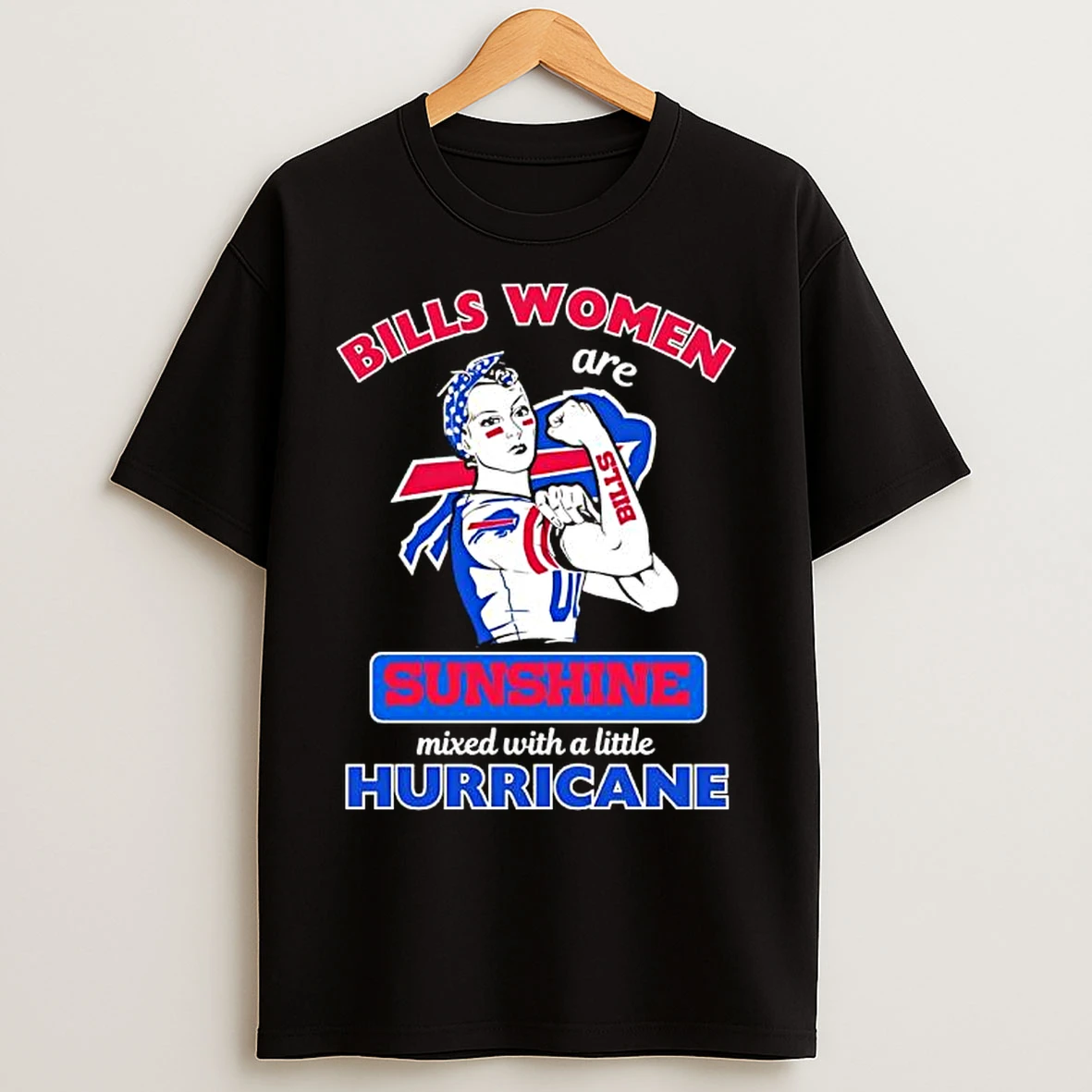 Classic Women Buffalo Bills Are Sunshine Mixed With A Little Hurricane T Shirts