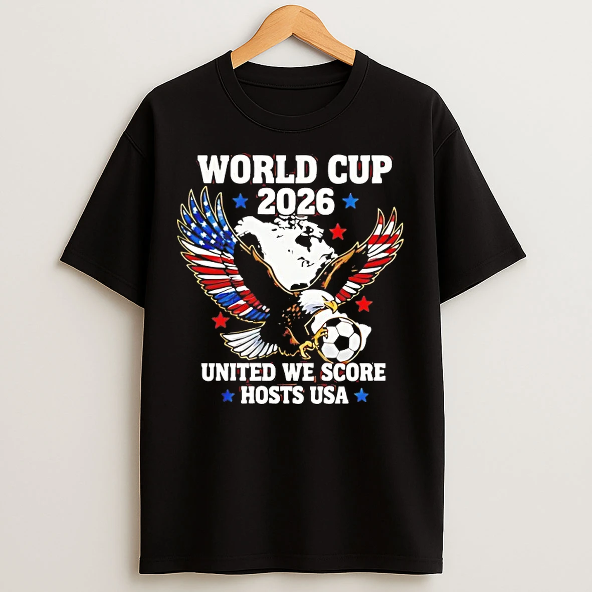 Classic World Cup 2026 United We Score Hosts Usa T Shirts