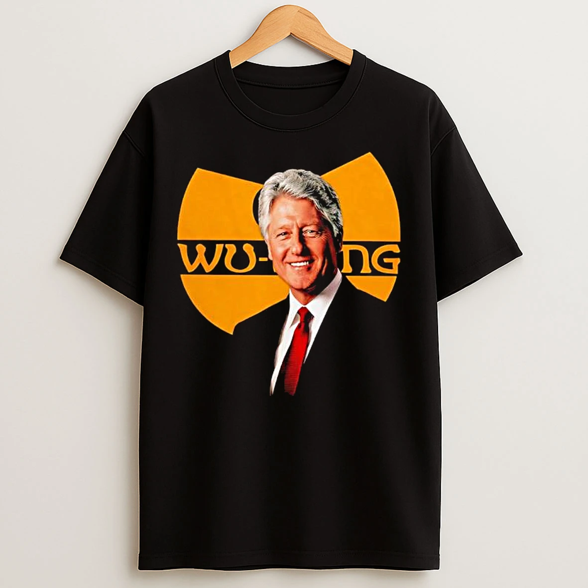 Classic Wu Tang Bill Clinton Graphic T Shirts