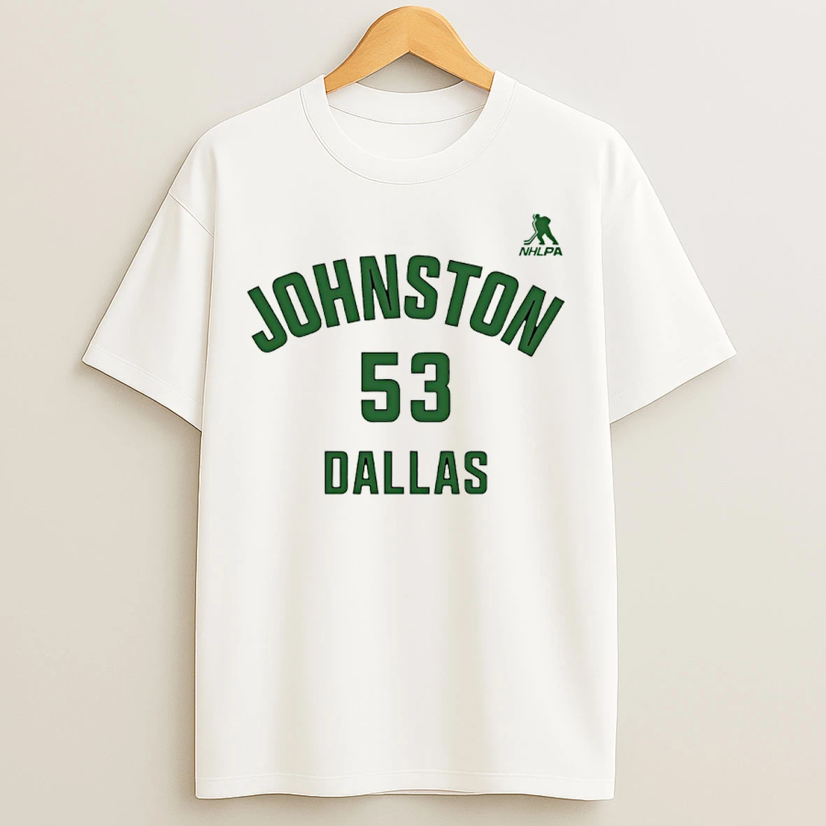 Classic Wyatt Johnston 53 Dallas Stars Nhl Player Number And Name T Shirts