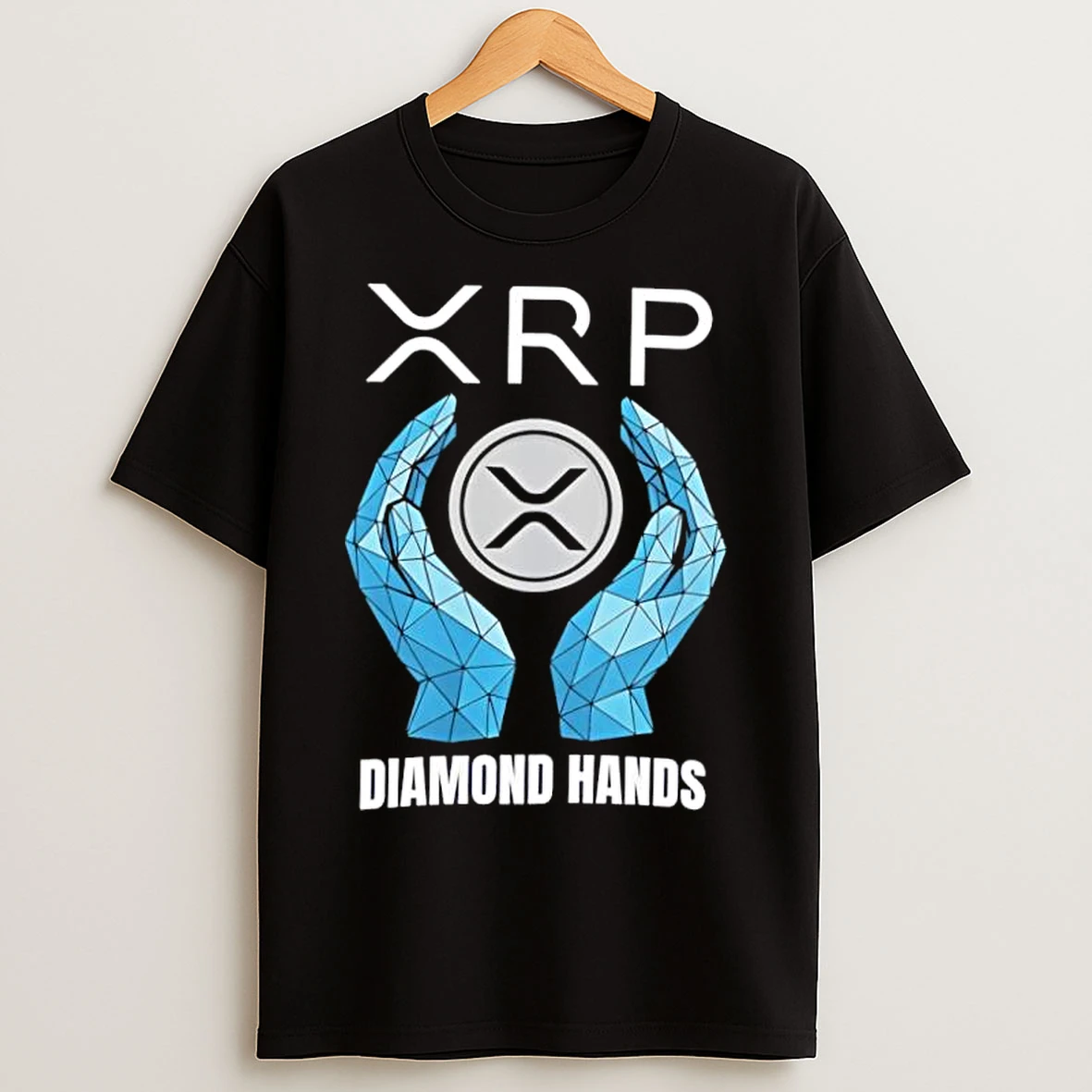 Classic Xrp Diamond Hands Logo T Shirts