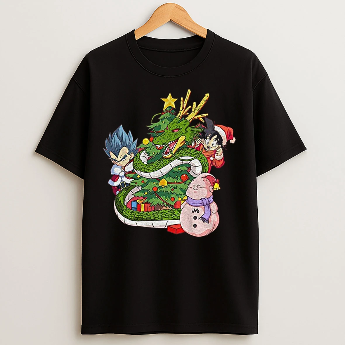 Classic Xmas Dragonball Anime T Shirts