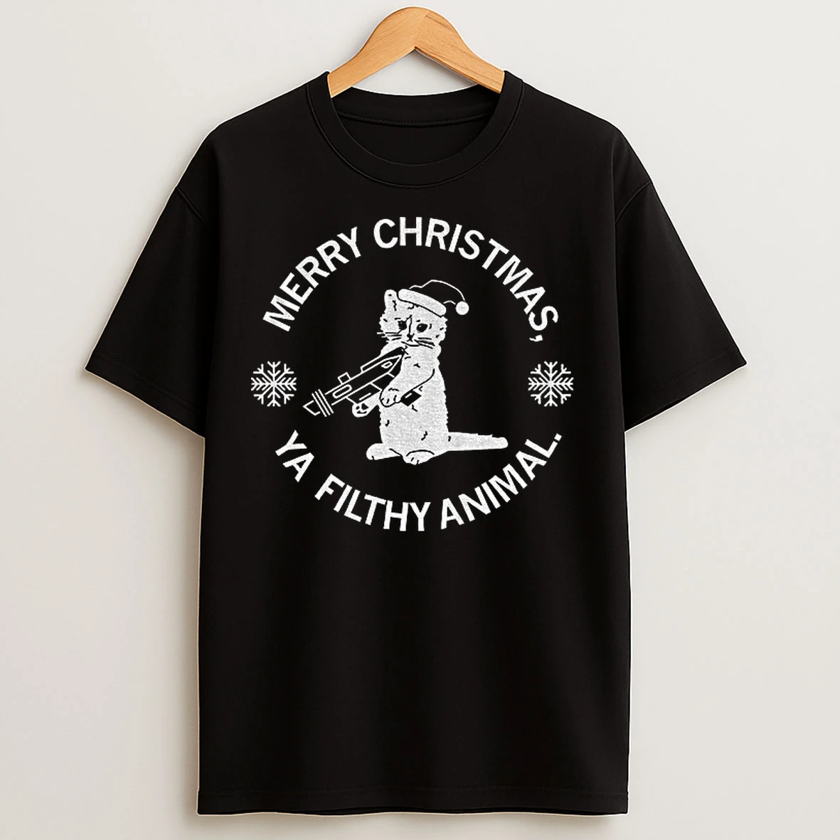 Classic Ya Filthy Animal Merry Christmas T Shirts