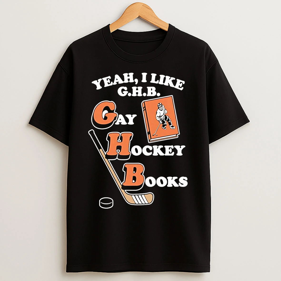 Classic Yeah I Like Ghb Gay Hockey Books T Shirts