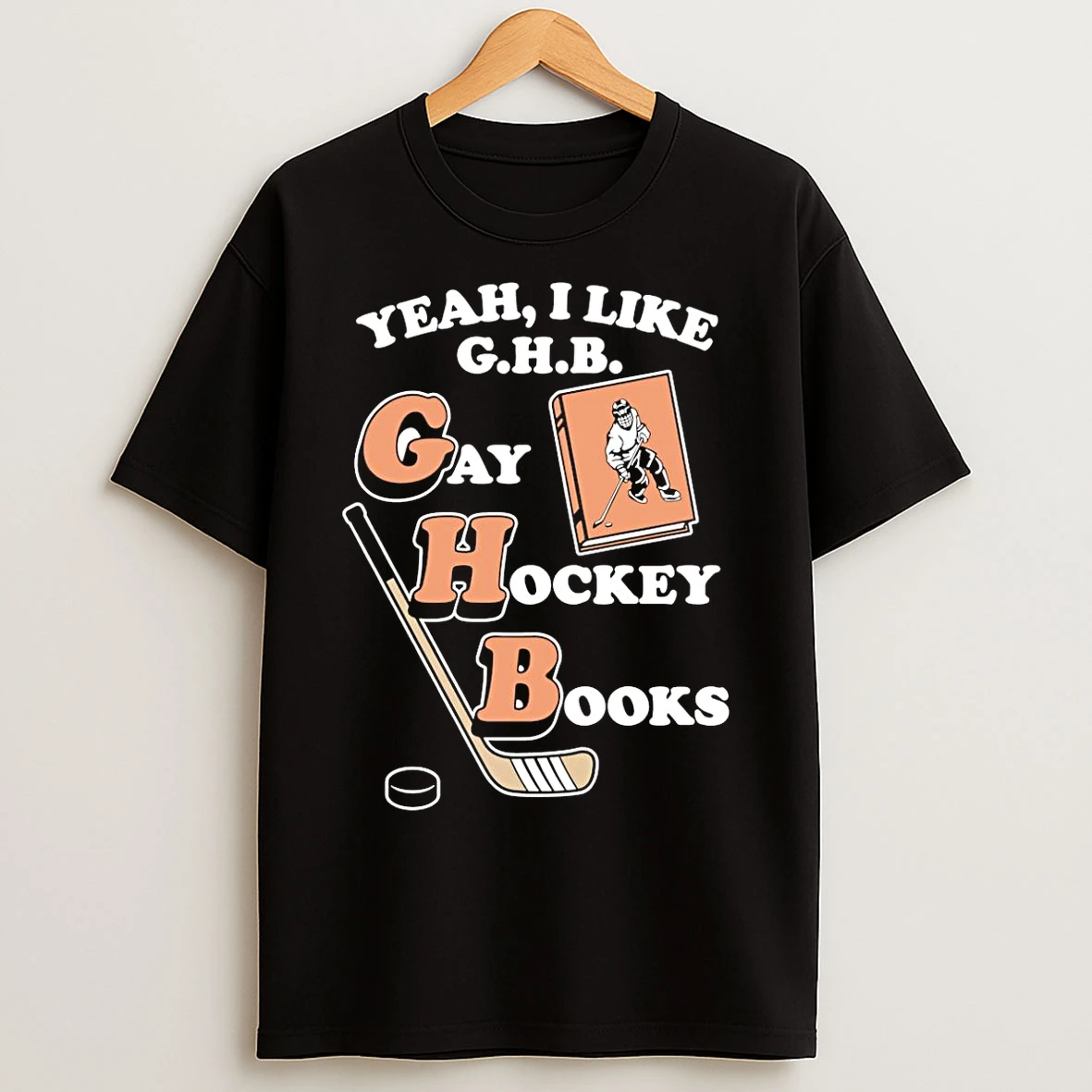 Classic Yeah I Like G H B Gay Hockey Books T Shirts