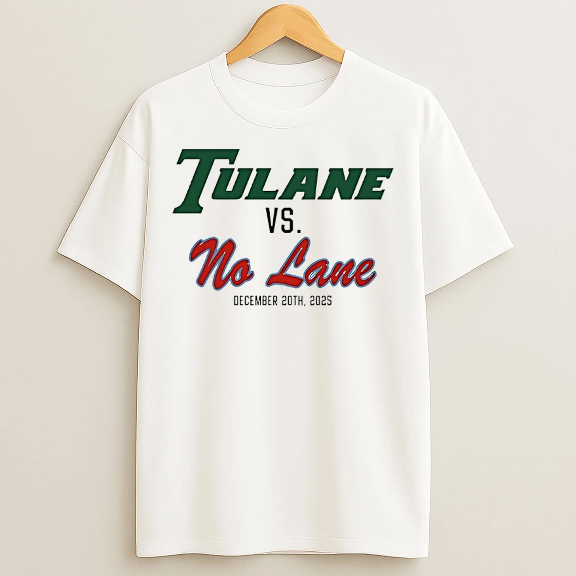 Classic Yeaimlive504 Tulane Vs No Lane December 20th 2025 T Shirts