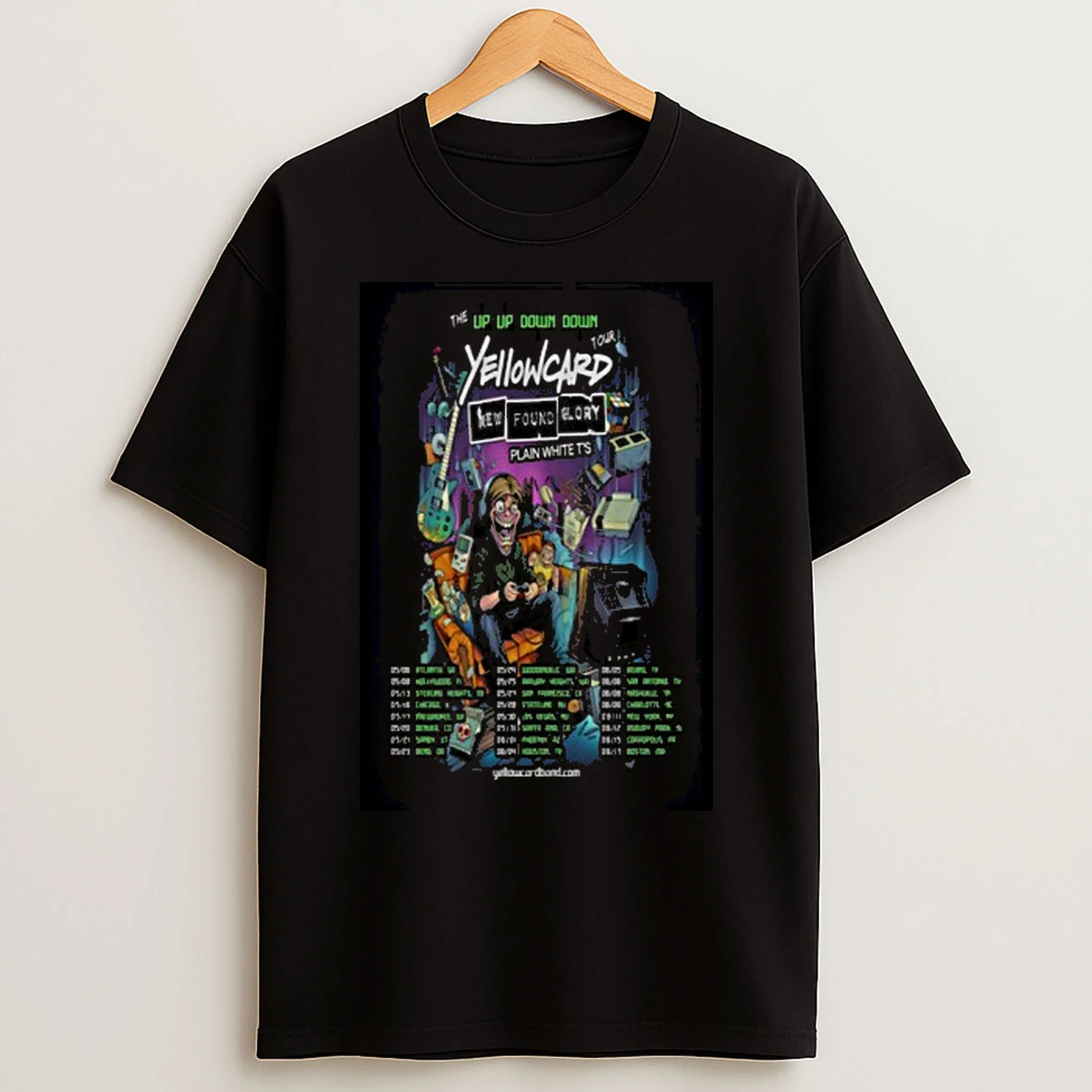 Classic Yellowcard 2026 The Up Up Down Down Tour T Shirts