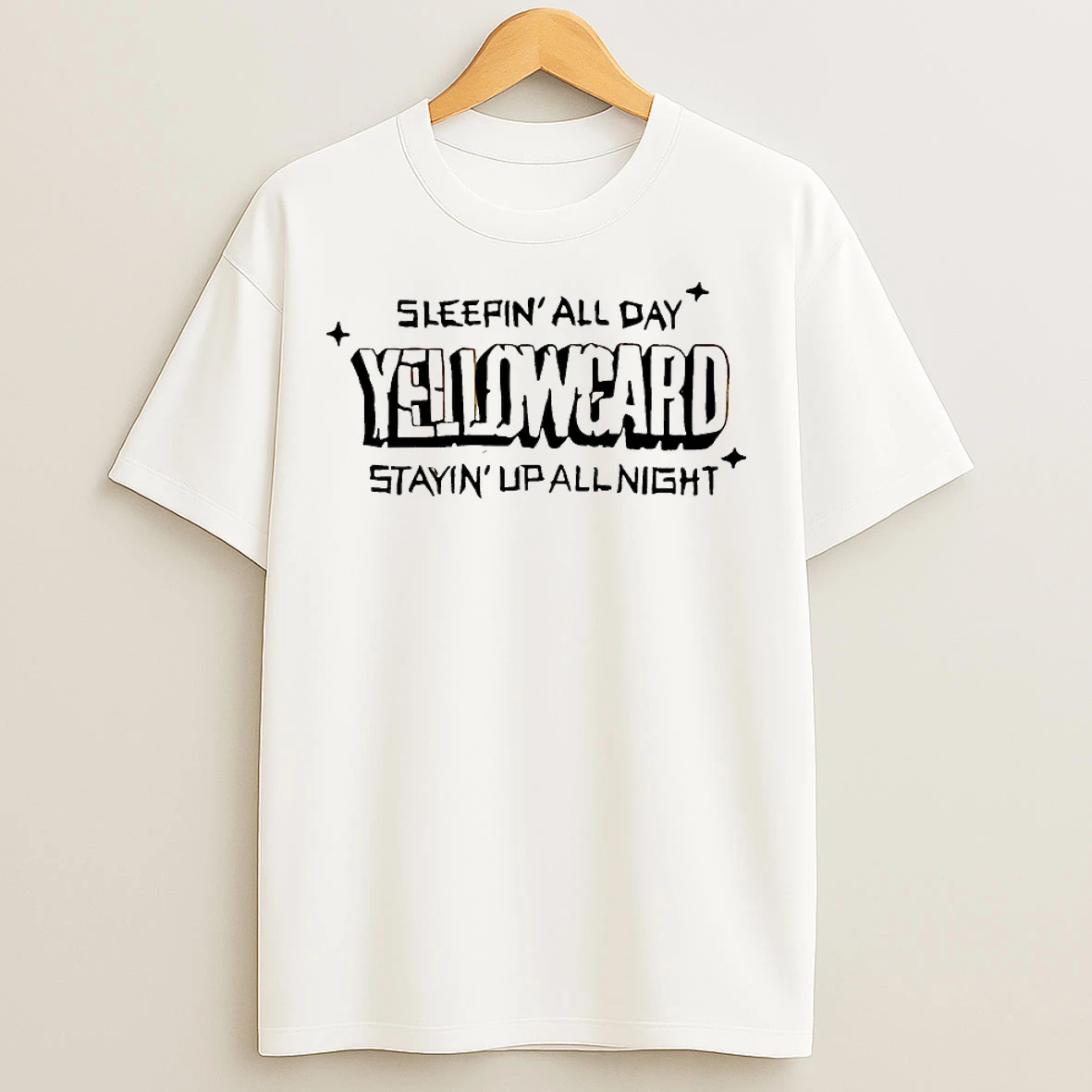 Classic Yellowcard Sleepin All Day Stayin Up All Night T Shirts
