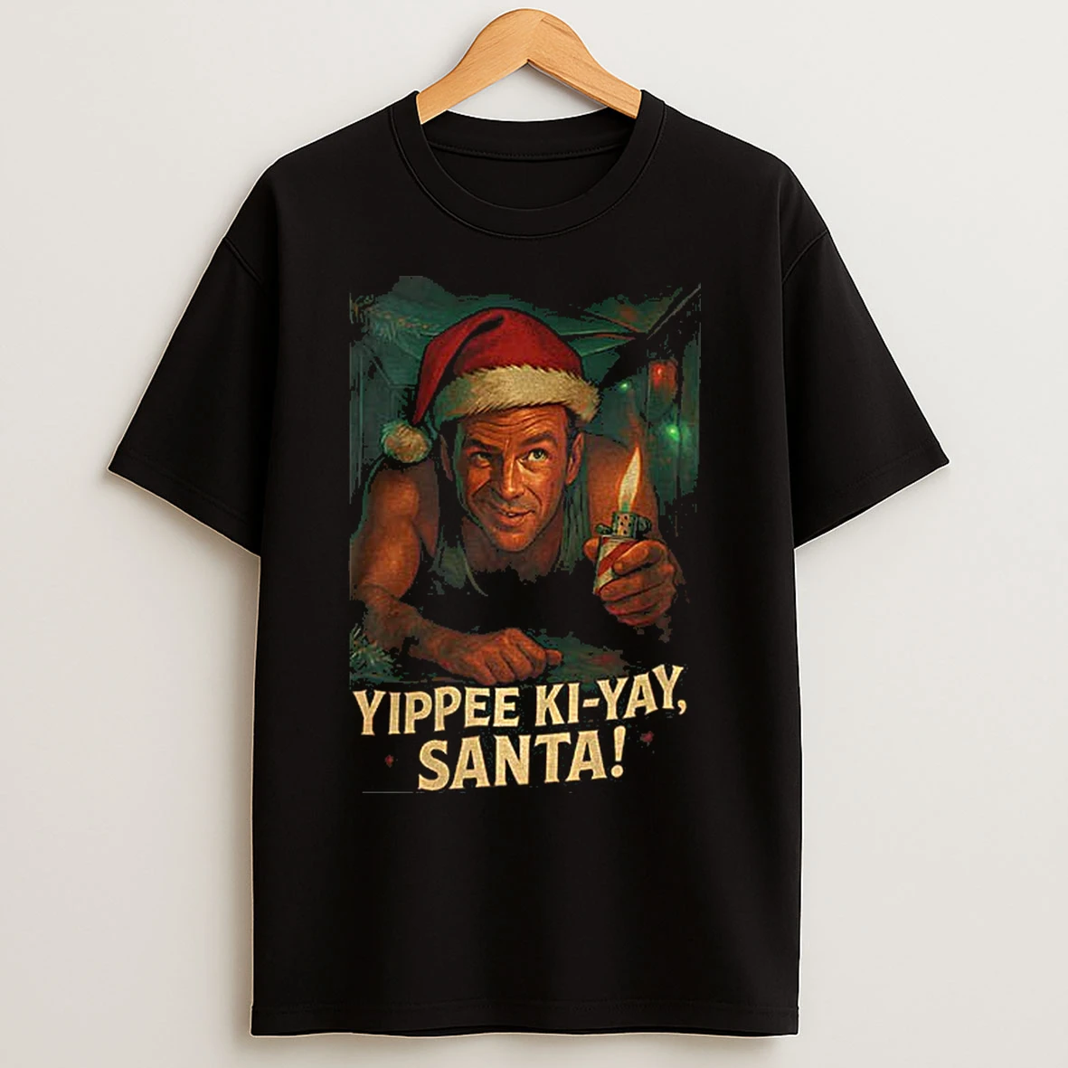 Classic Yippee Ki Yay Santa Funny Die Hard Christmas T Shirts