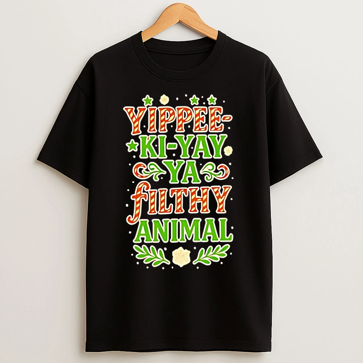 Classic Yippee Ki Yay Ya Filthy Animal Christmas Movie Christmas T Shirts