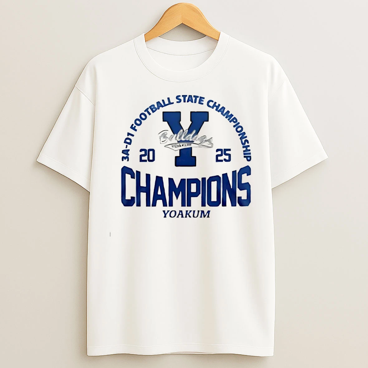 Classic Yoakum 3a D1 Football State Champions T Shirts