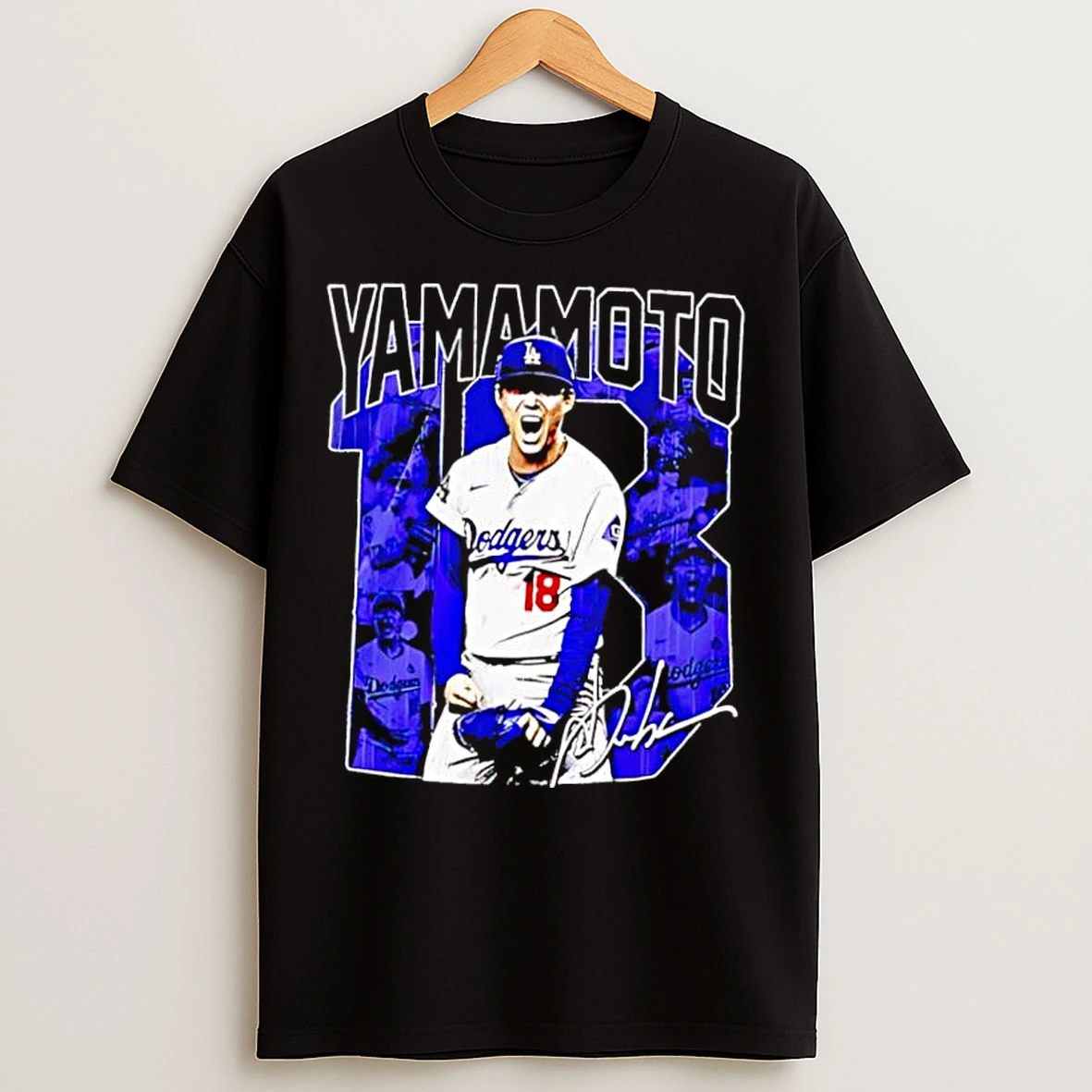 Classic Yoshinobu Yamamoto Los Angeles Dodgers Fan T Shirts