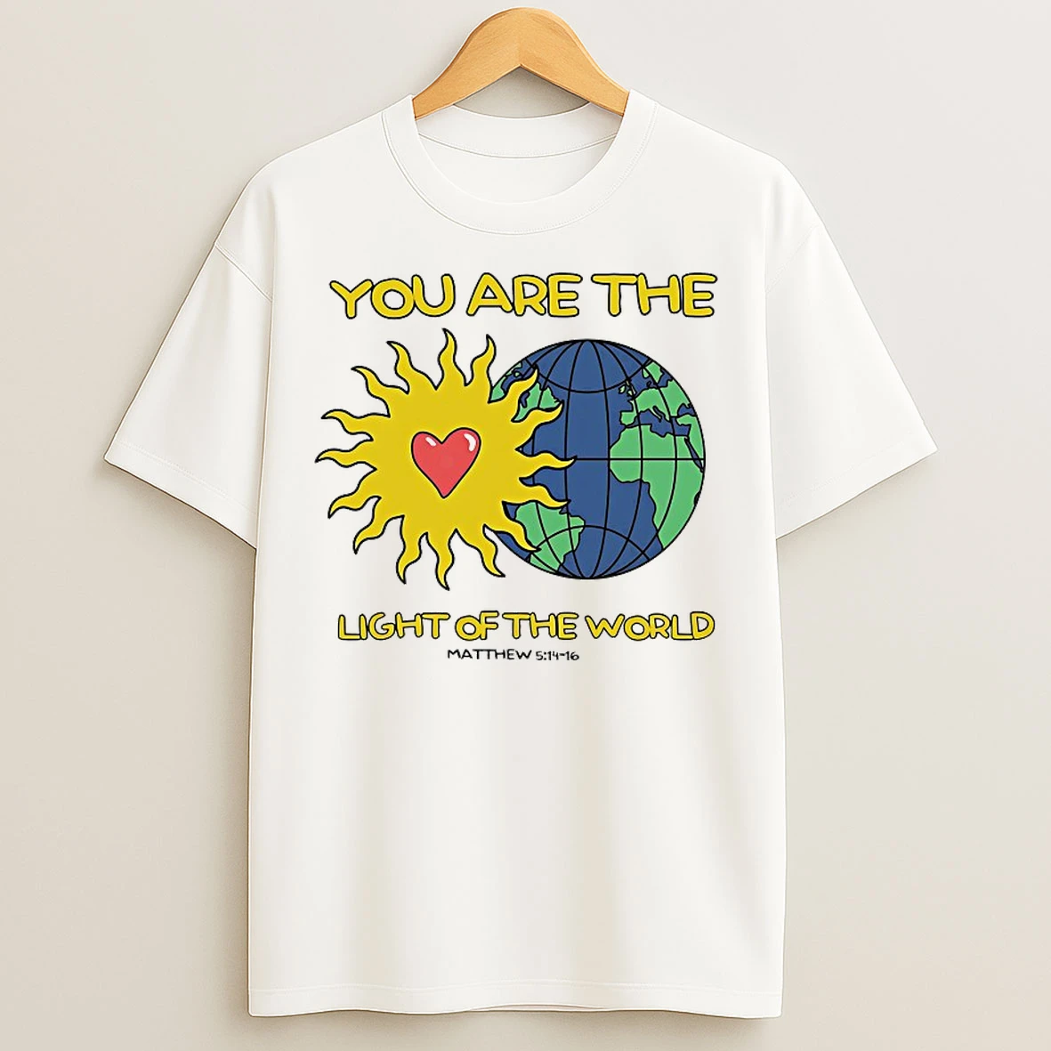 Classic You Are The Light Of The World Matthew T Shirts