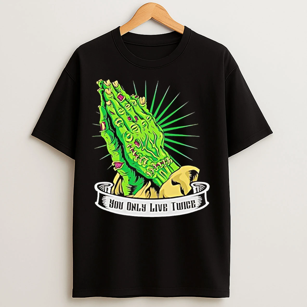 Classic You Only Live Twice Zombie Hand T Shirts