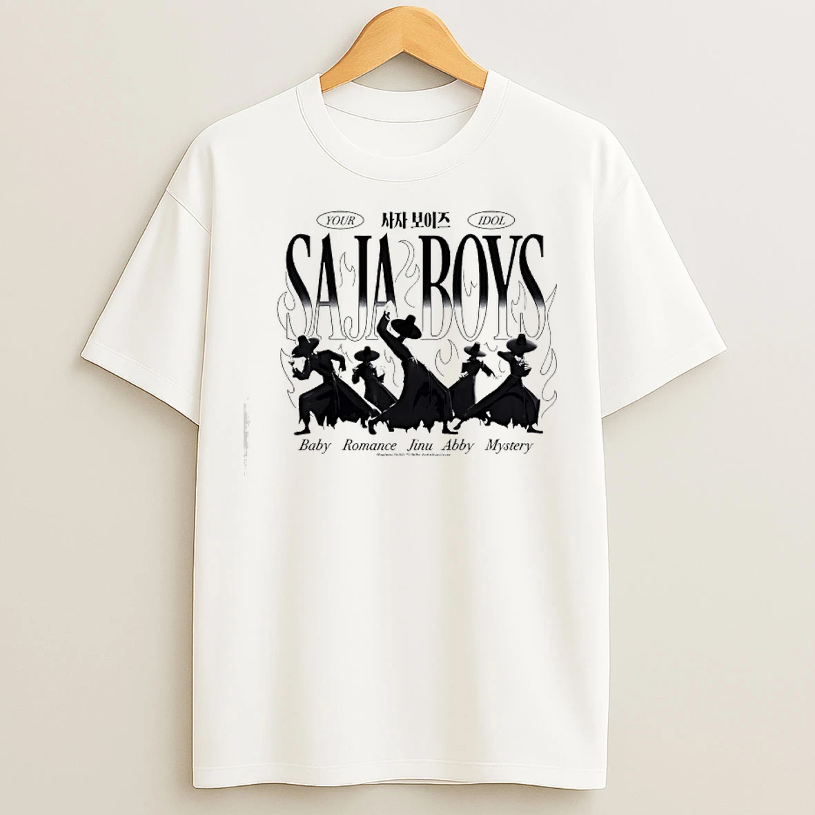 Classic Your Idol Saja Boys Baby Romance Jinu Abby Mystery T Shirts