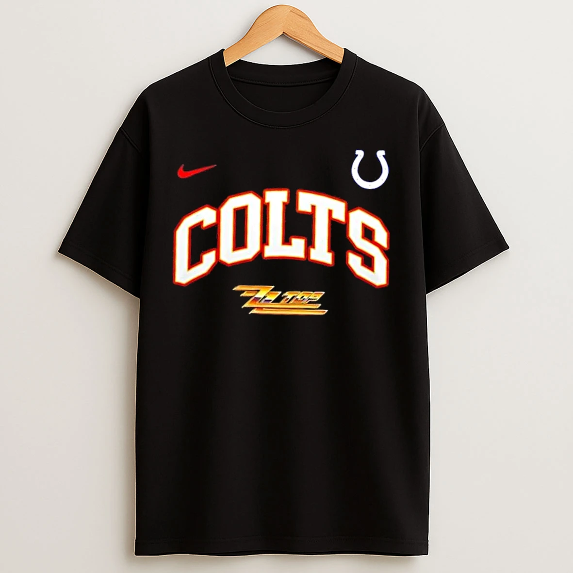 Classic Zz Top The Big One Go Indianapolis Colts Football T Shirts