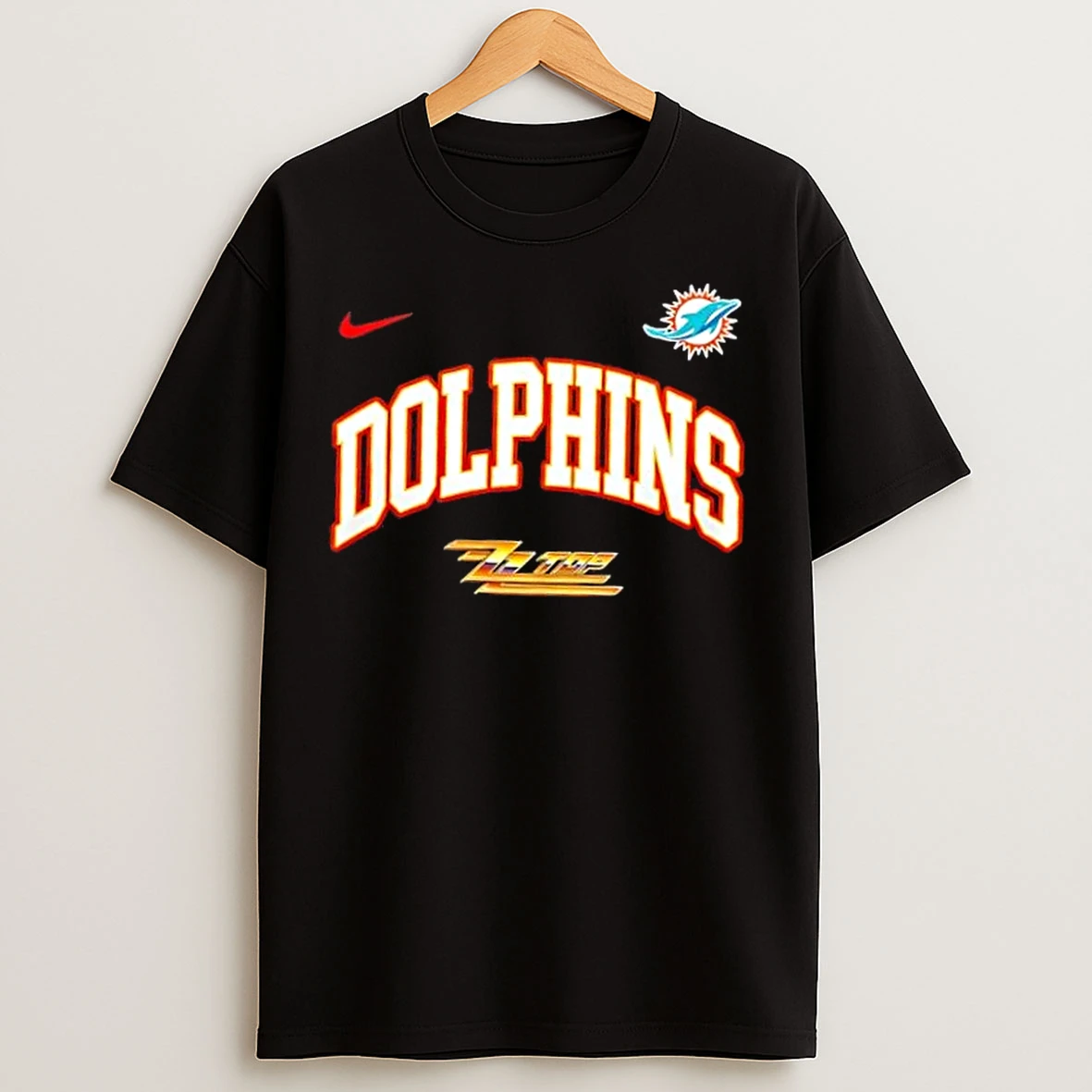 Classic Zz Top The Big One Go Miami Dolphins Football T Shirts