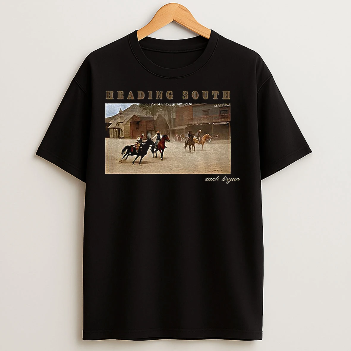Classic Zach Bryan Heading South Vintage Photo T Shirts