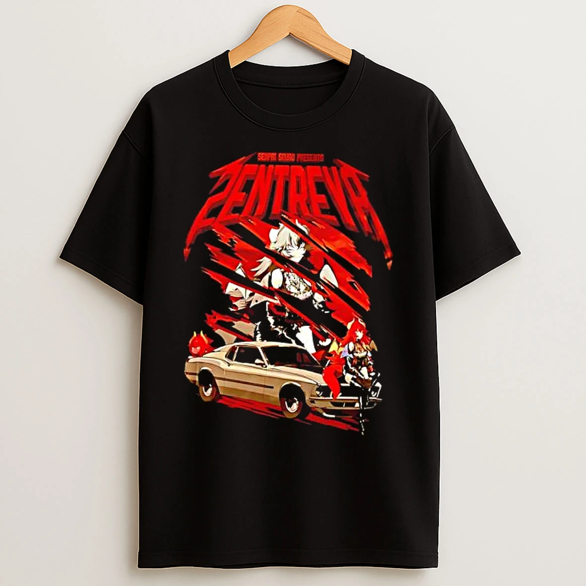 Classic Zentreya Senpai Squad Presents Vtuber Graphic T Shirts
