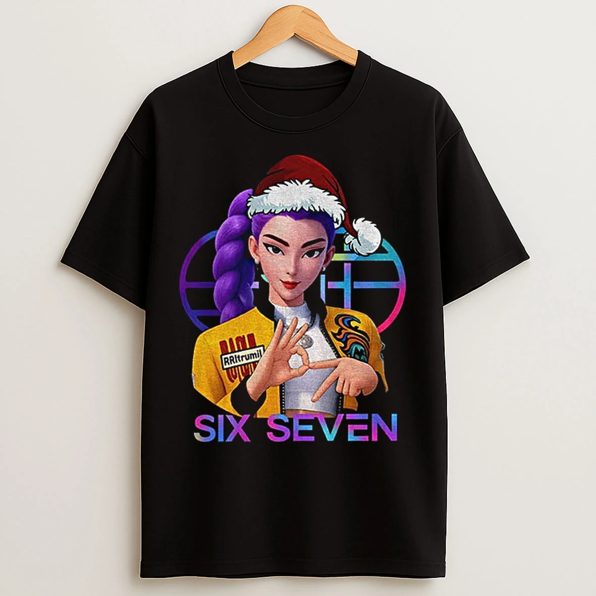 Classic Ziu5l9is Huntrix K Pop Demon Hunters 6 7 Meme Funny Christmas T Shirts