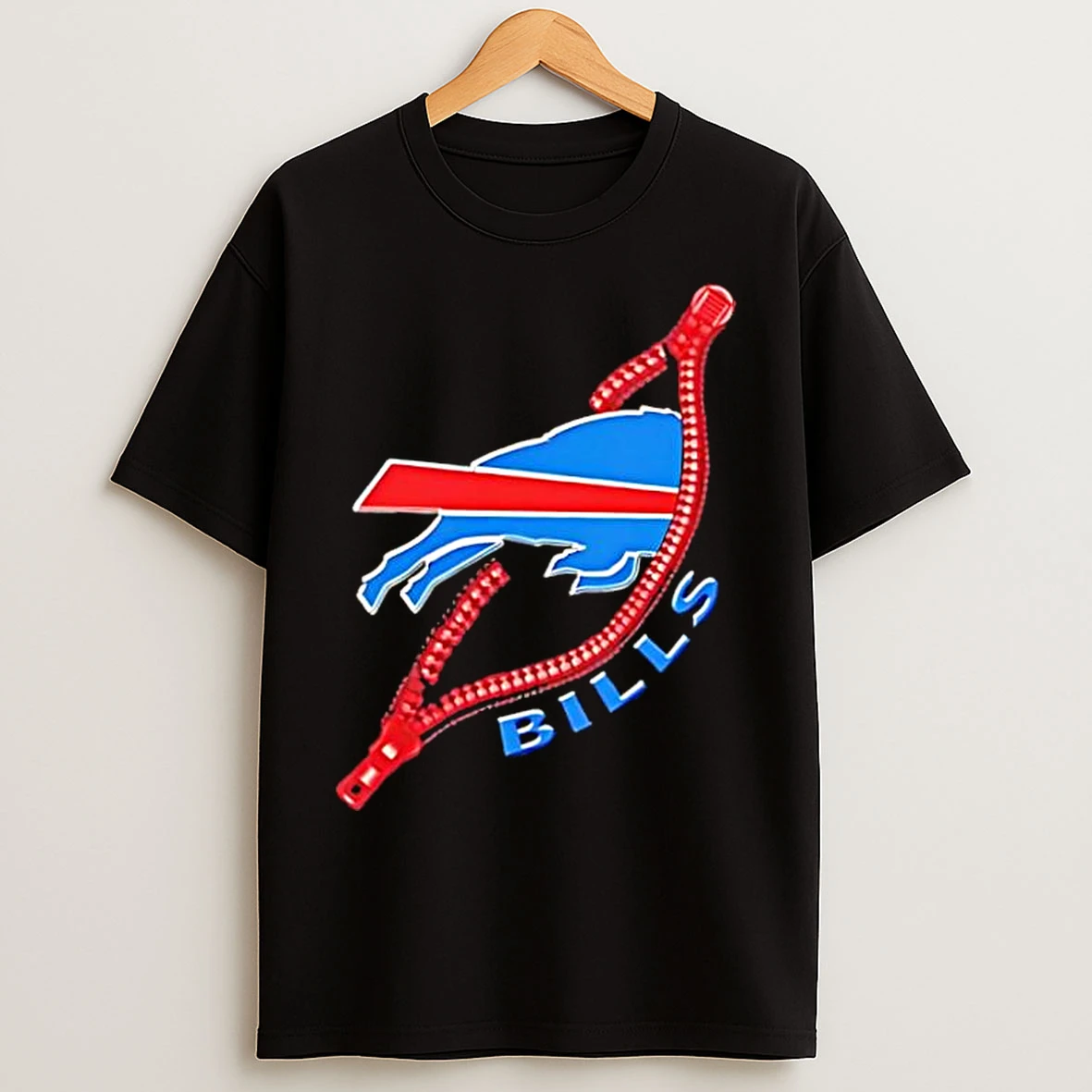 Classic Zipper X Buffalo Bills Football Logo T Shirts