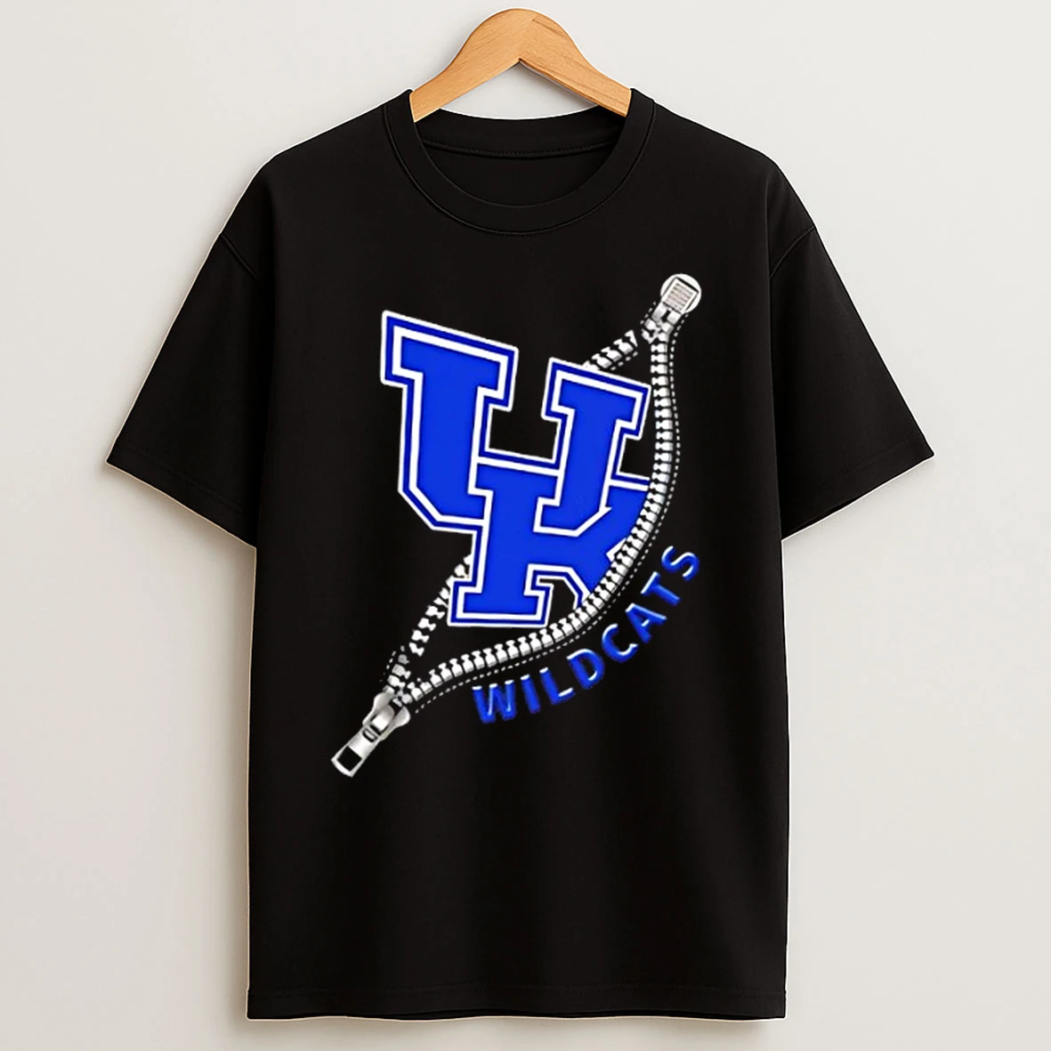 Classic Zipper X Kentucky Wildcats Football Logo T Shirts