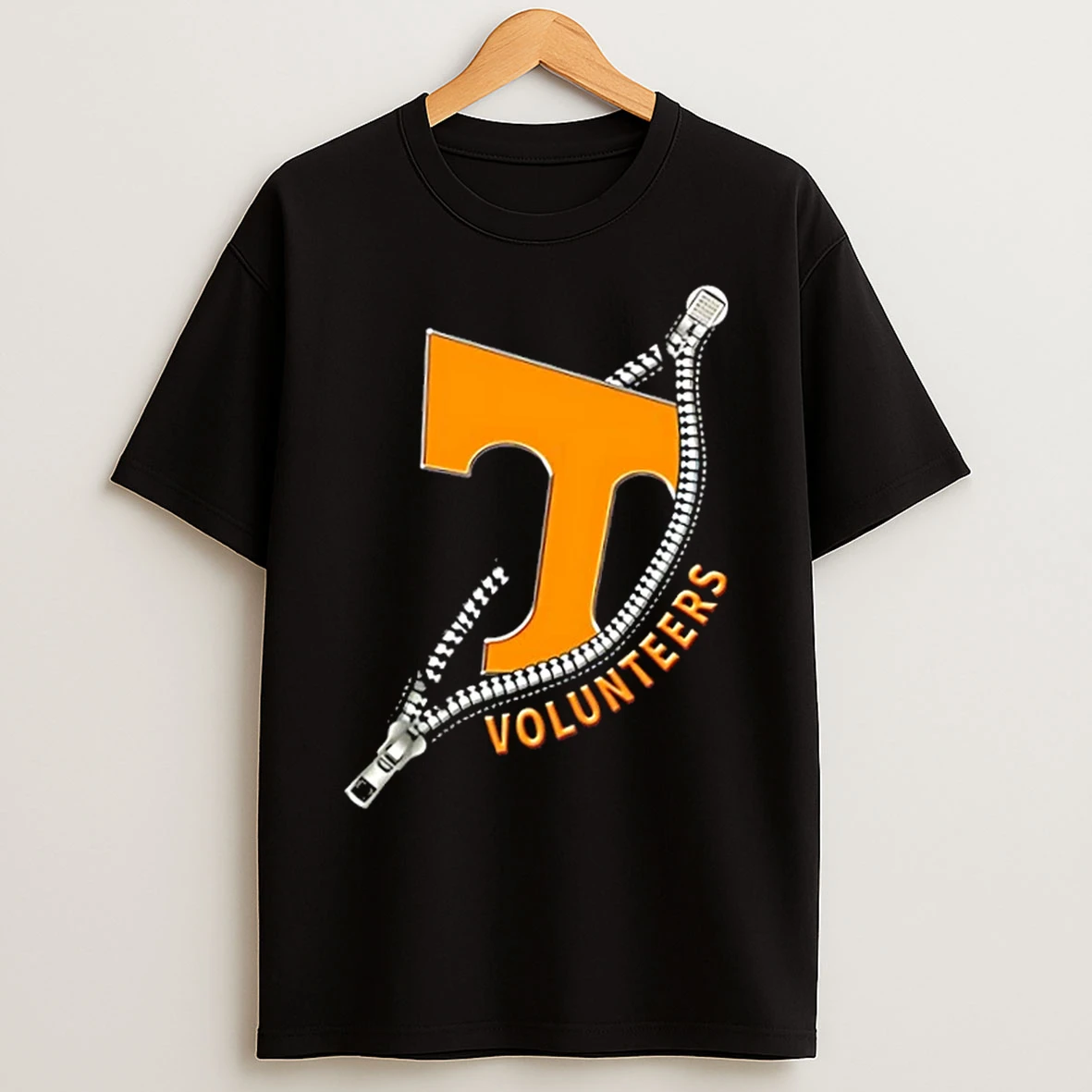 Classic Zipper X Tennessee Volunteers Football Logo T Shirts