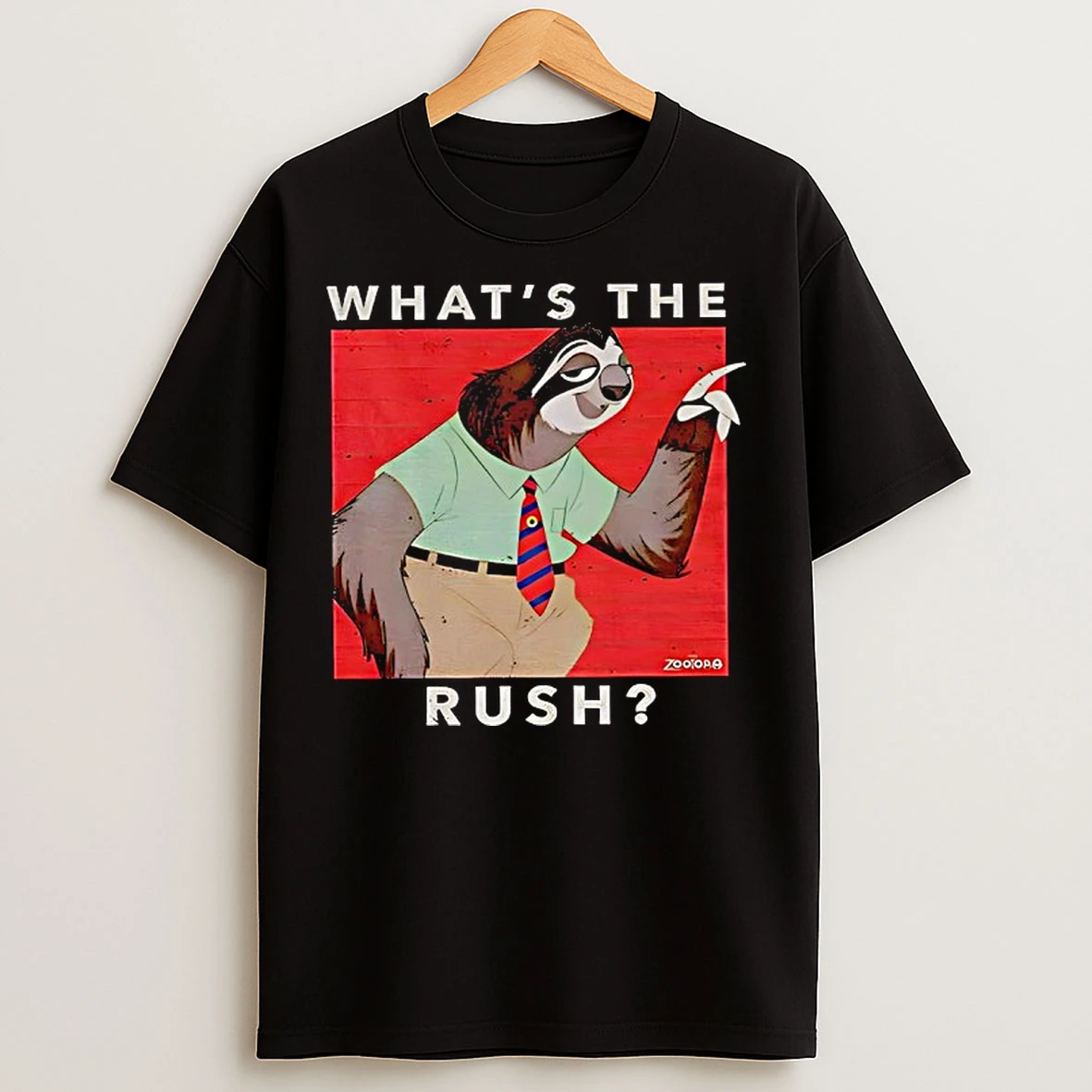 Classic Zootopia Funny Disney Flash Whats The Rush T Shirts