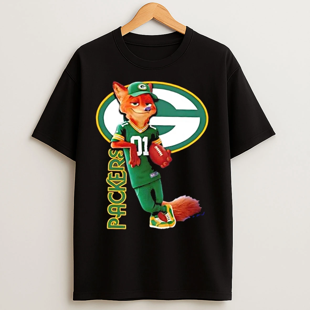 Classic Zootopia X Green Bay Packers Football T Shirts