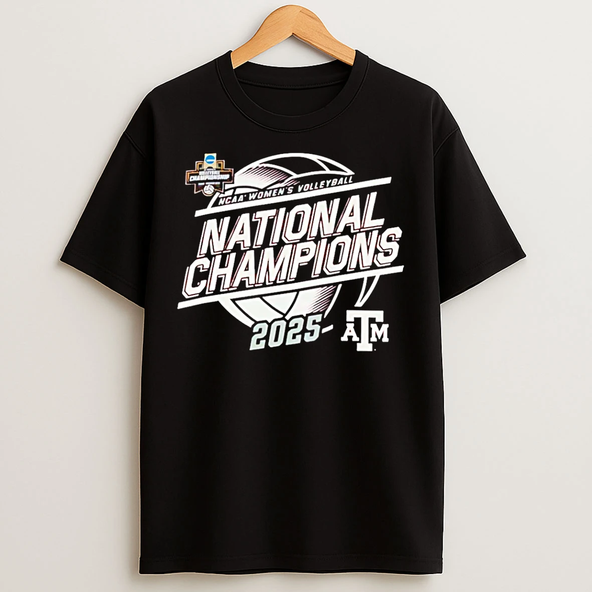 Classic Exas Am Aggies 2025 Ncaa Womens Volleyball National Champions T Shirts