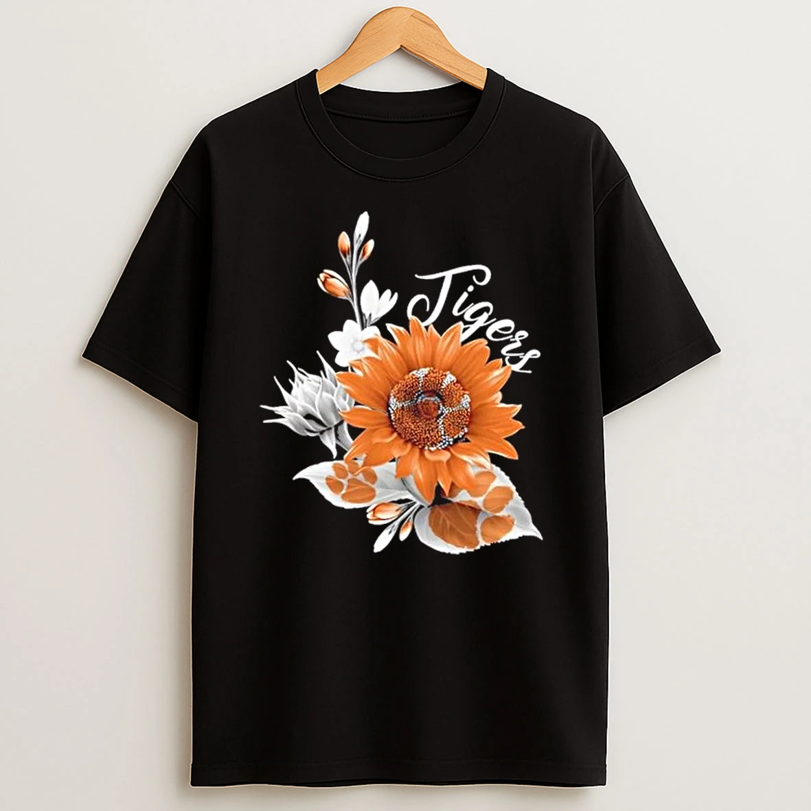 Clemson Tigers Football X Sunflower Floral Shirts