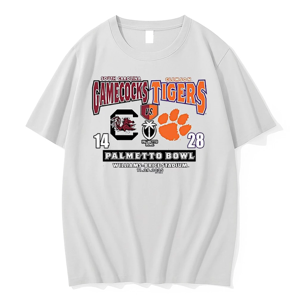 Clemson Tigers Vs South Carolina 2025 Palmetto Bowl Final Score Shirts