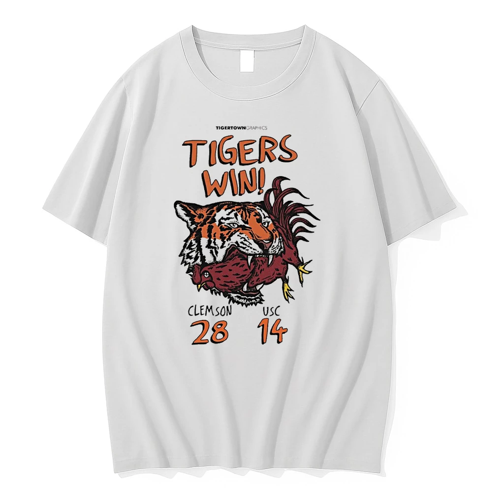 Clemson Tigers Vs Usc Trojans Final Score 28 14 Tigers Win Tigertown Graphics Shirts