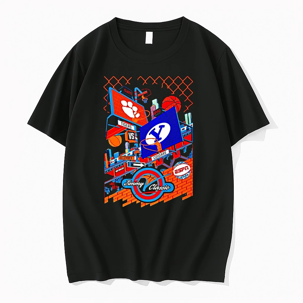 Clemson Vs Byu 2025 Jimmy V Classic Shirts