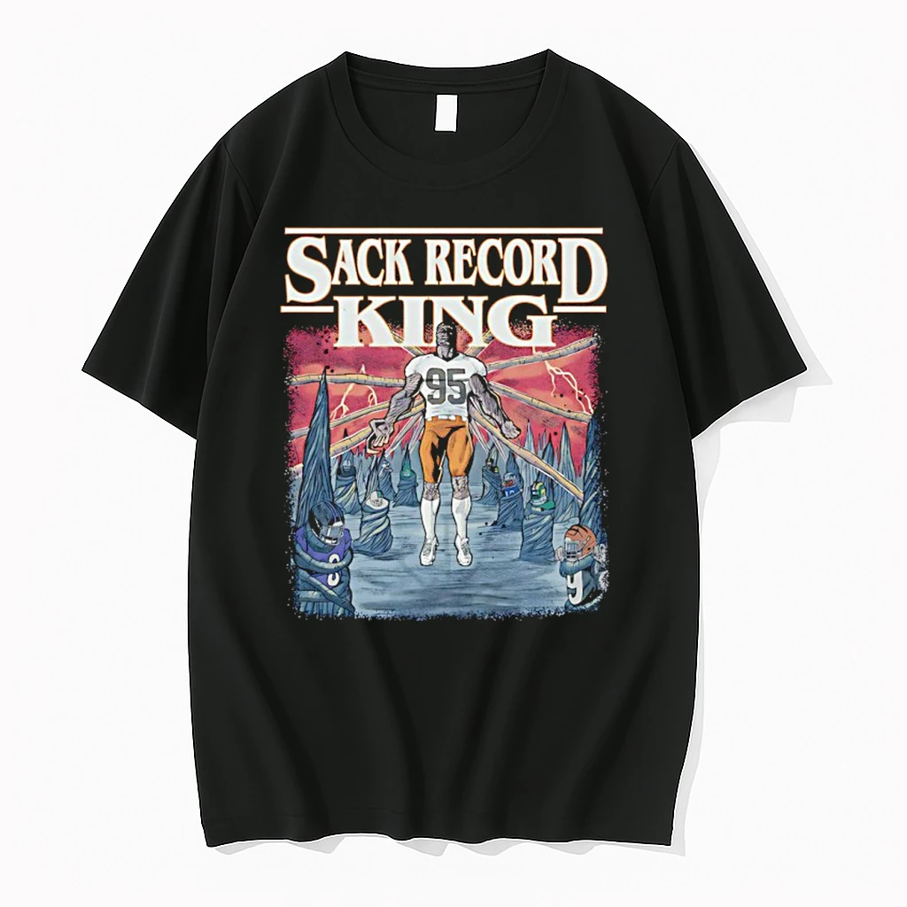 Cleveland Browns Sack Record King Comic Shirts
