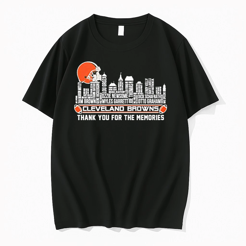 Cleveland Skyline X Cleveland Browns Typo Team Name Shirts