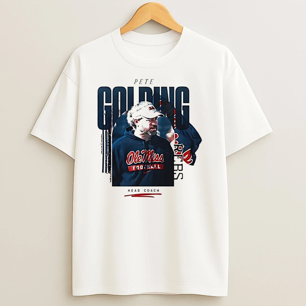 Coach Pete Golding Of Ole Miss Football Shirts