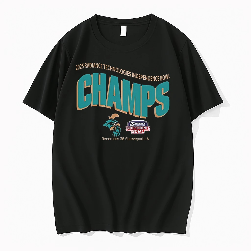 Coastal Carolina Chanticleers Football Are Radiance Technologies Independence Bowl Champions 2025 Dec 30 Shreveport La Shirts