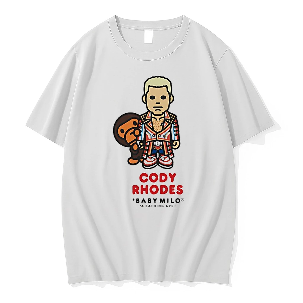 Cody Rhodes Wwe X Baby Milo A Bathing Ape Shirts
