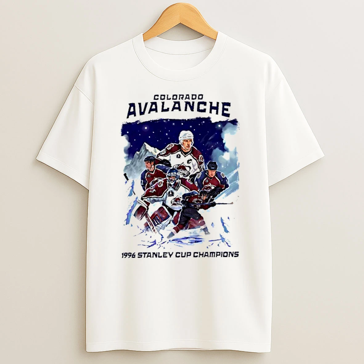 Colorado Avalanche 1996 Stanley Cup Champions Shirts