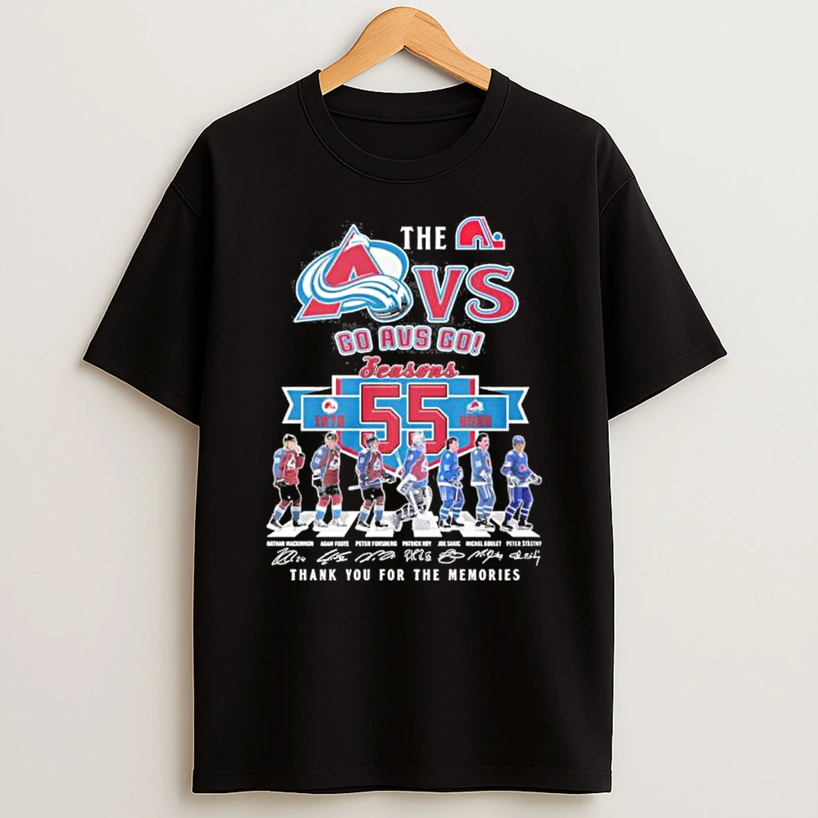 Colorado Avalanche Abbey Road 55 Season Go Avs Go Shirts