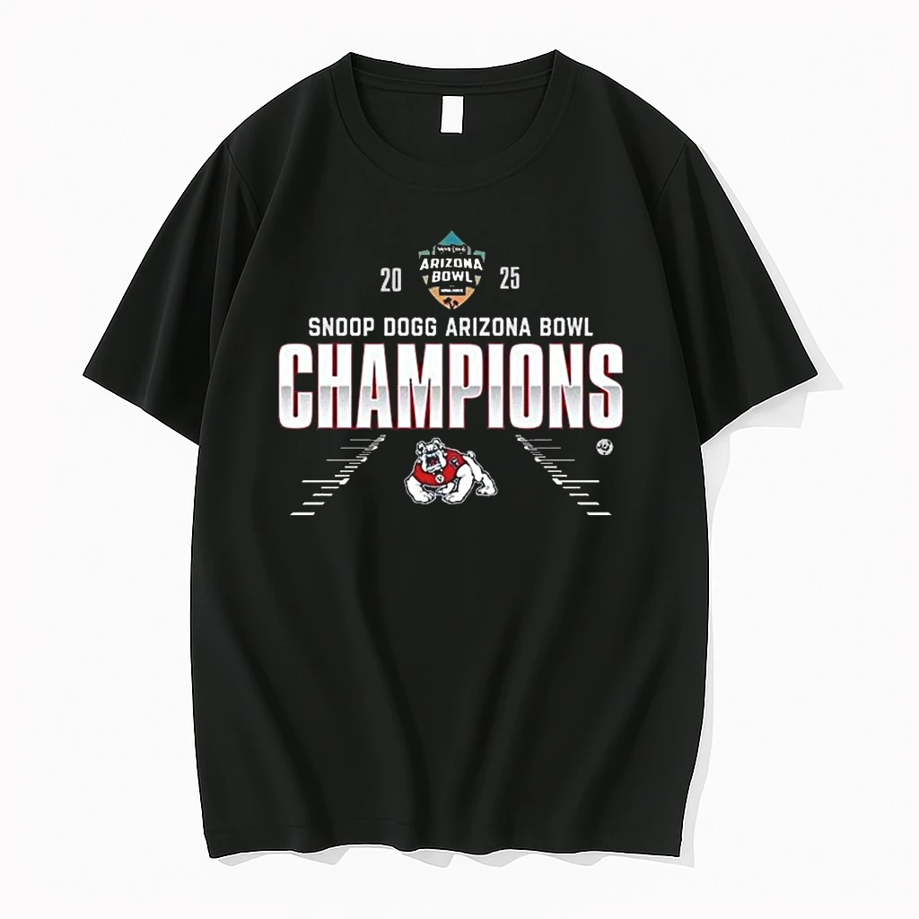 Congrats Fresno State Bulldogs Logo Champions Snoop Dogg Arizona Bowl 2025 Shirts